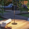 Nabíjateľná stolová lampa Paulmann Tuni LED, čierna, plast, IP44 - 76998