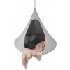 Tempo Kondela Závesné hojdacie kreslo, svetlosivá, KLORIN NEW BIG SIZE CACOON HAMMOCK