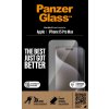 PanzerGlass - Tvrdené sklo UWF s aplikátorom pre Apple iPhone 15 Pro Max, čierna