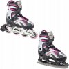Raven Pulse black/pink detské korčule 2v1 - EU 37-40, pánský (hokejový)