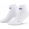 Kompresné ponožky CEP Core run ultralight compression socks low cut men white III