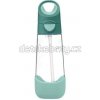 b.box 500507 Fľaša na pitie so slamkou 600 ml - emerald forest