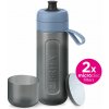Brita Filtračná fľaša na vodu Fill & Go Active s 2 filtrami MicroDisc, 0,6 l, modrá 1052250