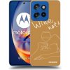 Picasee silikónový čierny obal pre Motorola Edge 50 Neo - Wine not