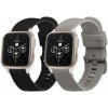 2x Náramok kwmobile Garmin Venu Sq 2 Music / Sq 2 černá, šedá