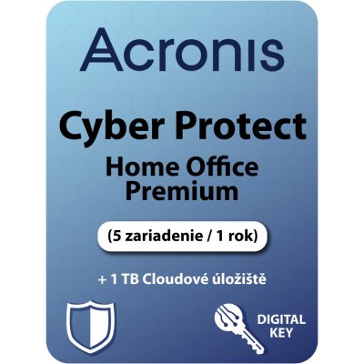 Acronis Cyber Protect Home Office Premium 5 lic. 12 mes.