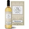 Sablio Môj otecko je ten zo všetkých najlepší Chardonnay biele suché víno 12 % 0,75 l (holá fľaša)