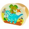 Hess Drevená pokladnička dinosaurus Hess