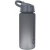LIFEVENTURE Flip-Top Water Bottle, grey