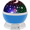 PROJEKTOR HVIEZD LED OTOČNÁ LAMPA 360° USB NOČNÁ PRE DETI