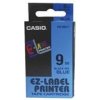 páska CASIO XR-9BU1 Black On Blue Tape EZ Label Printer (9mm)