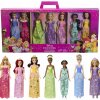 Súprava bábik Mattel Princezné Disney 7 ks