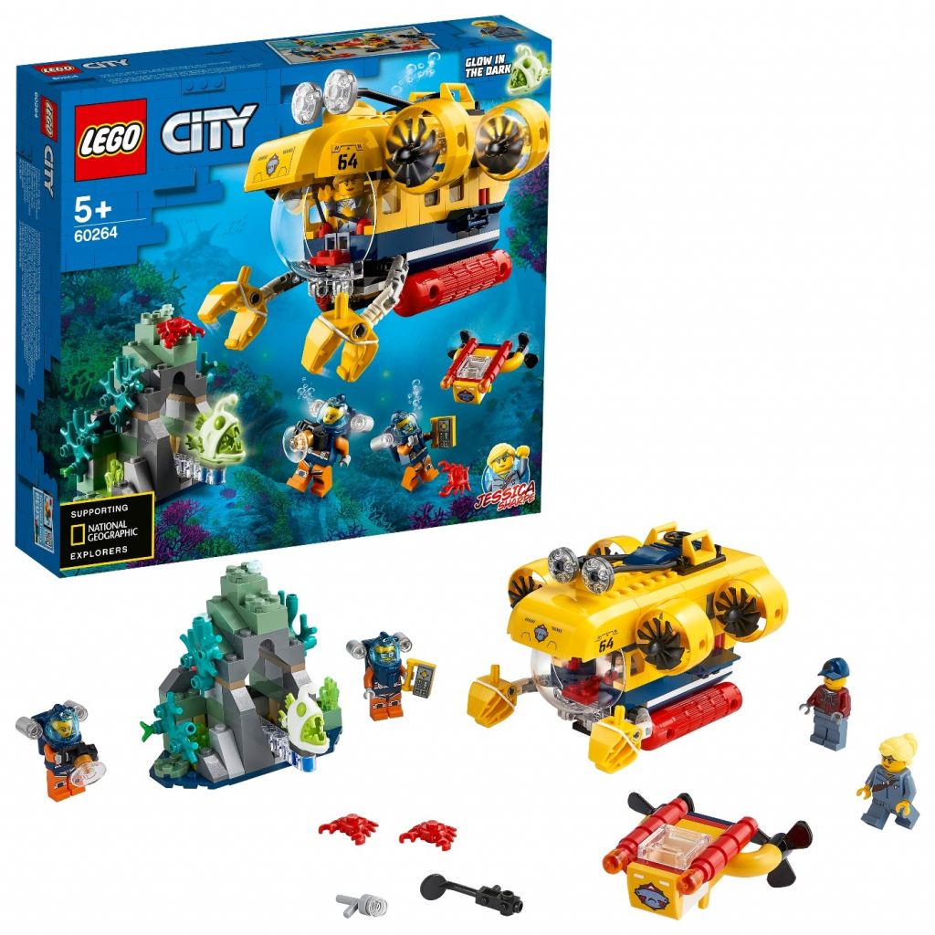 LEGO® City 60264 Oceánska prieskumná ponorka