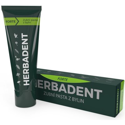 HERBADENT FORTE Bylinná zubná pasta 100 g Varianta: produkt s krabičkou