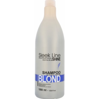 Stapiz Sleek Line Blond Shampoo šampón na poškodené farbené vlasy 300 ml