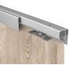 SISCO SISTEM SC - POSUVNÝ SYSTÉM 100 SILENT SINCRO 80 KG SP s obojstranným krytom na profil Prevedenie: SC – posuvný systém 100 SILENT pre dvojkrídlové dvere 2D 3000/80 SP + SINCRO s obojstranným kryt