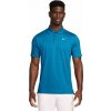 Nike Dri-Fit Tour Print Mens Laser Blue/White M Polo košeľa