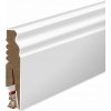Podlahová lišta Golddoor MDF 8 cm biela 100 cm