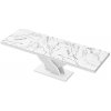 Luxusný rozkladací jedálenský stôl BELLA MRAMOR viac farieb Marble white