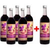 Aronia vom Langlebenhof Najvýhodnejšie balenie 100 % BIO šťava z arónie, Demeter, 5 + 1x ZDARMA, 750 ml