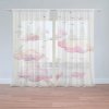 Sablio Záclony Růžové mraky: 2ks 150x250cm