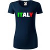 Italy Nápis - Dámske tričko z organickej bavlny Origin (GOTS) - S ( Tmavomodrá (takmer čierna) )
