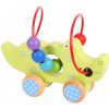 Bigjigs Toys Motorický labyrint na kolieskach - Krokodíl