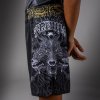 Detské bojové šortky Venum Wolf Atak - Black/Grey Velikost: 10 let