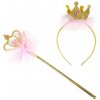 Čelenka princezná s korunkou a paličkou