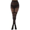 pančuchy PAMELA MANN - Sheer Strap - Black - PM1114