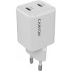 Canyon CU35CC vysokorýchlostná univerzálna nabíjačka do steny 2x USB-C 35W CNS-CUW35CC