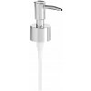 Ručný dávkovač mydla s pumpičkou, dávkovač Sepio, 1 ml, strieborný