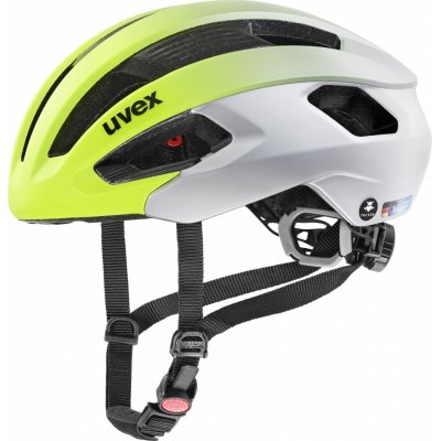 Helma na bicykel Uvex rise cc Tocsen neon yellow-silver m 56-59 cm (4043197347523)