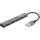 Trust Halyx Aluminium 4-Port Mini USB Hub 23786