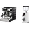 Rocket Espresso Appartamento TCA, black/black + Eureka Atom W 75, white