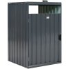 CoverTech Kryt pre 120 l alebo 240 l odpadkový kôš Alabama antracit
