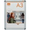 Rám na plakáty, nástěnný, hliníkový, A3, NOBO (VN2213)