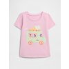 GAP Baby tričko s logom Ružová 18-24M