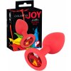 You2Toys Colorful Joy Jewel Plug Small Červená