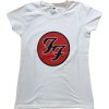 Foo Fighters tričko FF Logo Biela XXL
