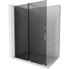 Mexen Velar rozsuwaná sprchová stěna Walk-in 160 x 200 cm, grafit 8 mm, chróm - 871-160-000-43-01