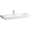 LAUFEN Meda závesné umývadlo s otvorom, s prepadom, 1200 x 460 mm, biela, H8141110001041