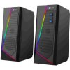 C-TECH reproduktory SPK-17, 2.0, RGB, černá SPK-17