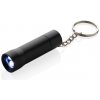 Svietidlo na kľúče Flash z RCS recyklovaného hliníka, čierna