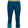 Pánske funkčné nohavice Ortovox FLEECE LIGHT SHORT PANTS - petrolejová S