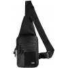 Batoh cez rameno M-Tac Bag Shoulder Chest Velcro - čierny