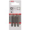 Bosch Príslušenstvo - Súprava bitov PH2, dĺžka 51 mm, 3 ks 2607001522