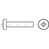 TOOLCRAFT TO-5374902 šošovkové skrutky M3 5 mm krížová dražka Philips nerezová ocel A2 1000 ks; TO-5374902
