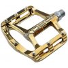 X-pedo Spry+ platformové pedále gold slick