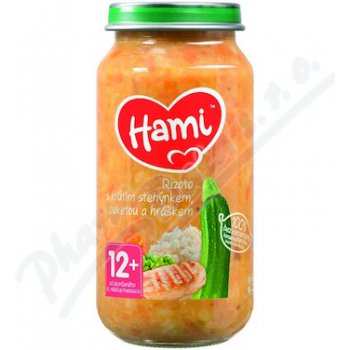 Hami rizoto s krůtím cuketou a hráš.250 g